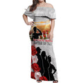 New Zealand ANZAC Day Off Shoulder Maxi Dress The Unsung Heroes Sisters of War