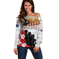 New Zealand ANZAC Day Off Shoulder Sweater The Unsung Heroes Sisters of War