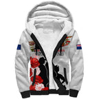 New Zealand ANZAC Day Sherpa Hoodie The Unsung Heroes Sisters of War