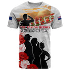 New Zealand ANZAC Day T Shirt The Unsung Heroes Sisters of War