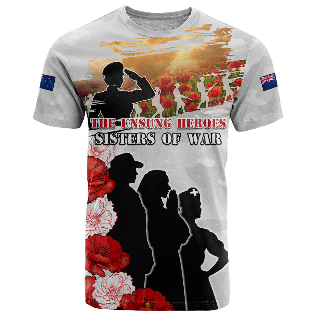 New Zealand ANZAC Day T Shirt The Unsung Heroes Sisters of War