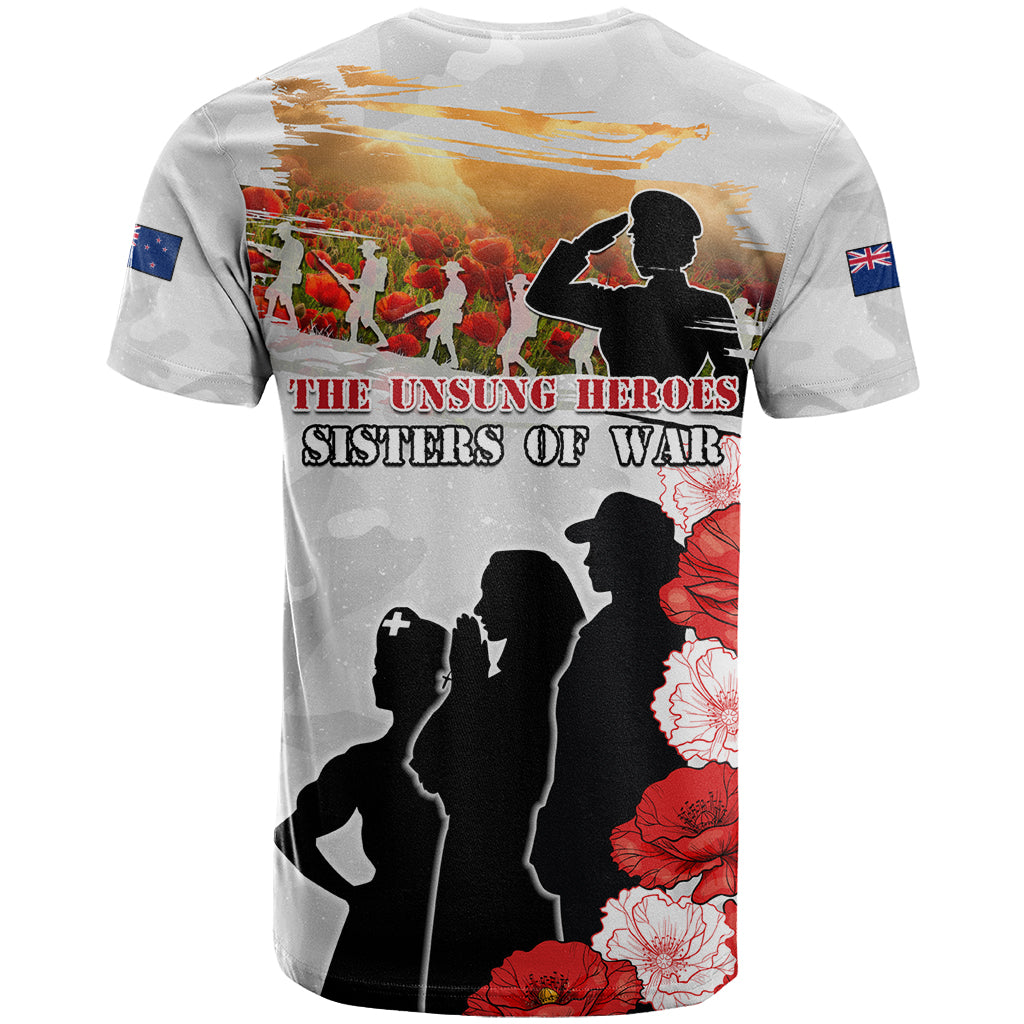 New Zealand ANZAC Day T Shirt The Unsung Heroes Sisters of War