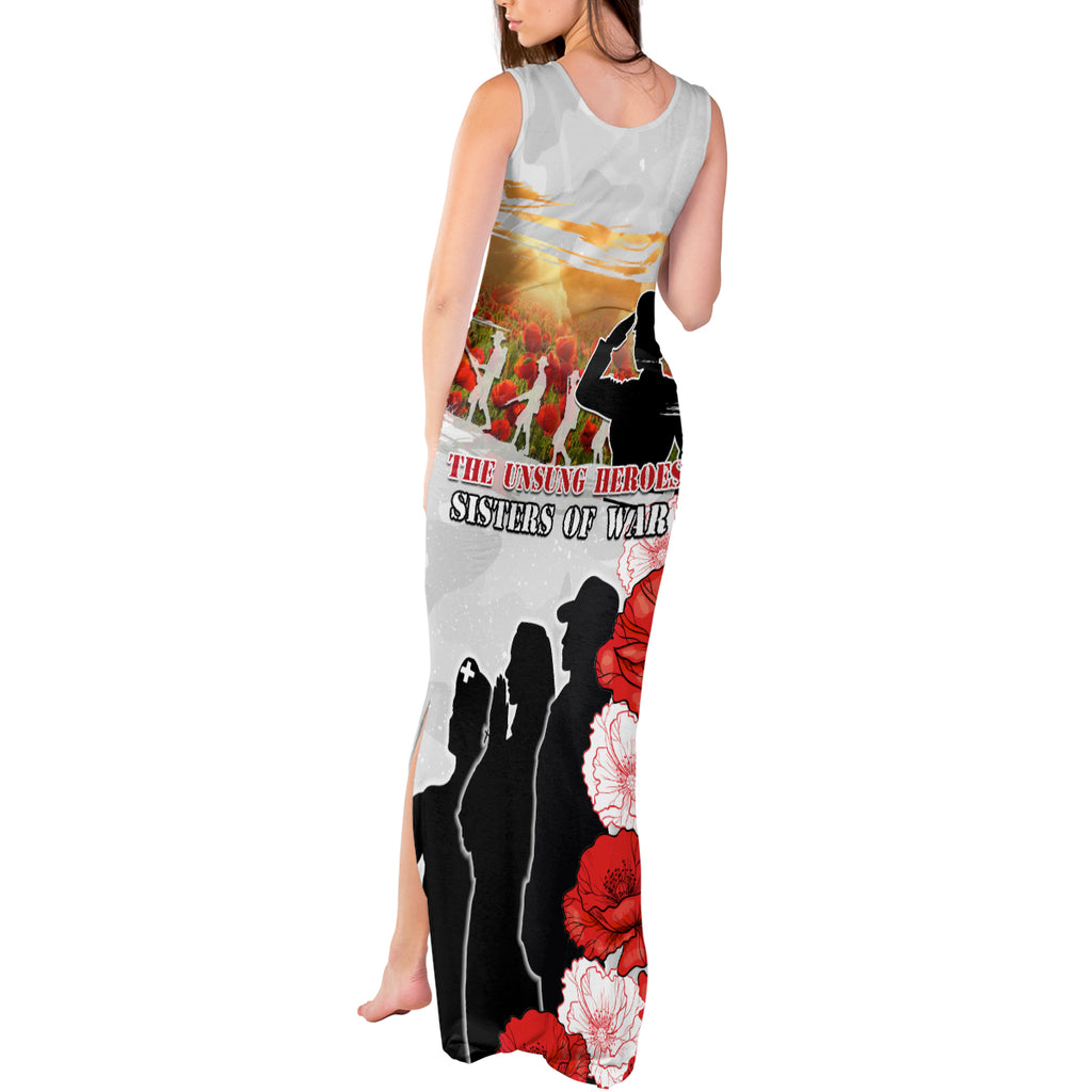 New Zealand ANZAC Day Tank Maxi Dress The Unsung Heroes Sisters of War