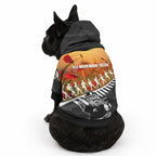 New Zealand ANZAC Rugby Pet Hoodie Soldier Fern With Kiwi Bird