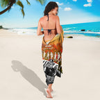 New Zealand ANZAC Rugby Sarong Soldier Fern With Kiwi Bird