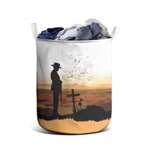 Australia And New Zealand ANZAC Day Laundry Basket Battle Of Beersheba