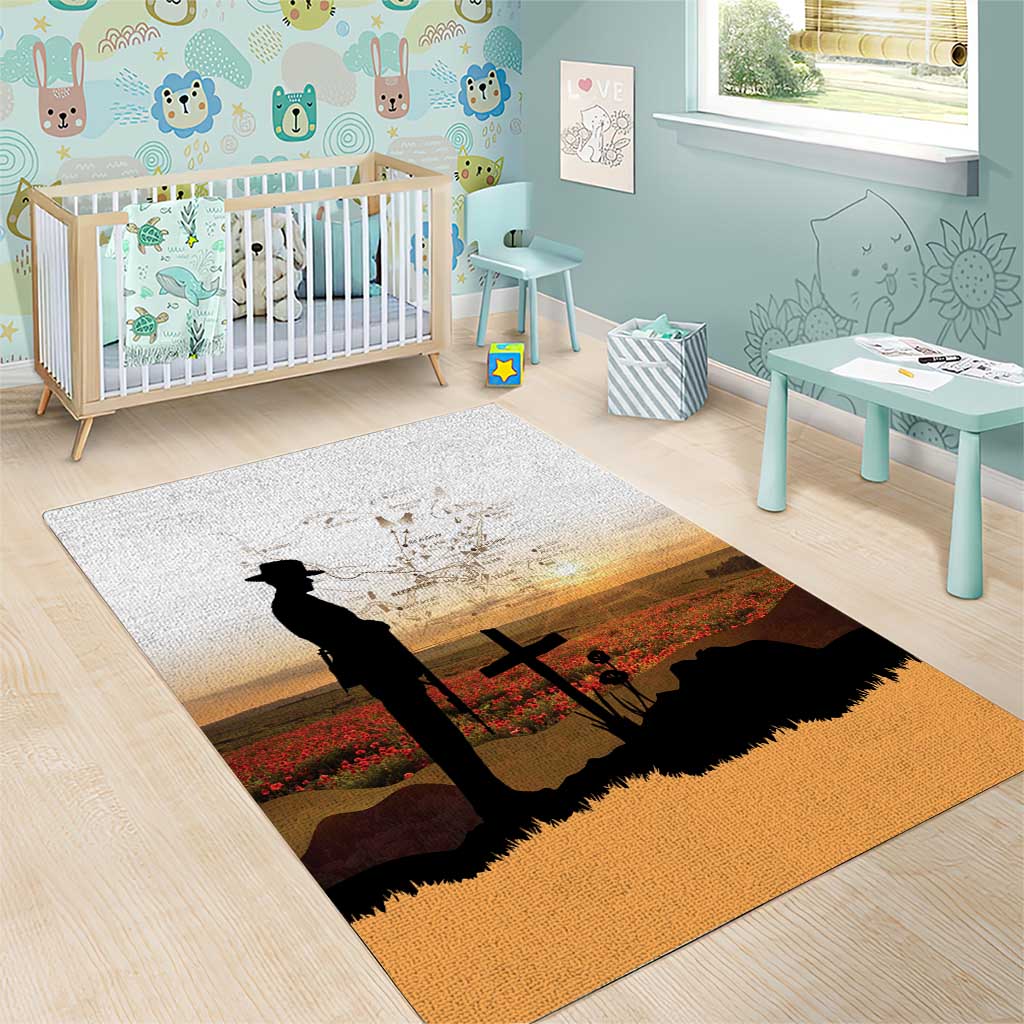 Australia And New Zealand ANZAC Day Area Rug Battle Of Beersheba