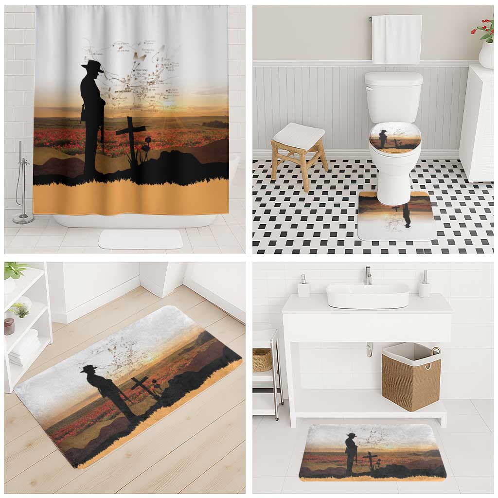 Australia And New Zealand ANZAC Day Bathroom Set Battle Of Beersheba