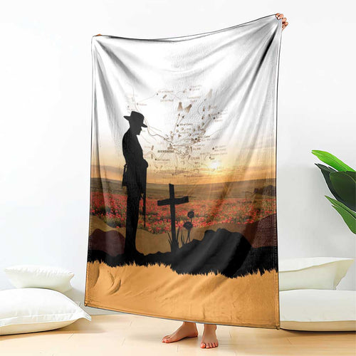 Australia And New Zealand ANZAC Day Blanket Battle Of Beersheba