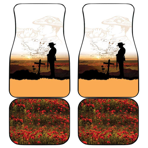 Australia And New Zealand ANZAC Day Car Mats Battle Of Beersheba