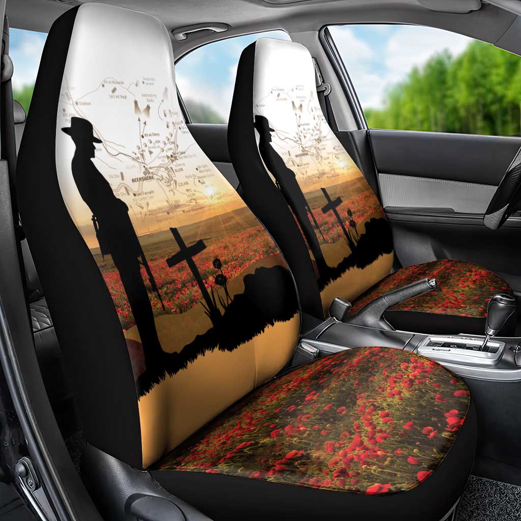 Australia And New Zealand ANZAC Day Car Seat Cover Battle Of Beersheba