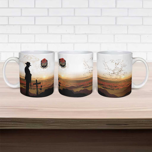 Australia And New Zealand ANZAC Day Ceramic Mug Battle Of Beersheba