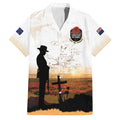 Australia And New Zealand ANZAC Day Family Matching Puletasi and Hawaiian Shirt Battle Of Beersheba
