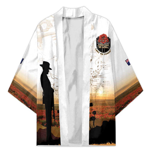 Australia And New Zealand ANZAC Day Kimono Battle Of Beersheba