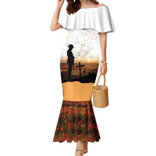 Australia And New Zealand ANZAC Day Mermaid Dress Battle Of Beersheba