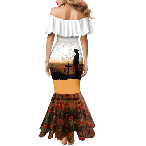 Australia And New Zealand ANZAC Day Mermaid Dress Battle Of Beersheba