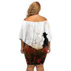 Australia And New Zealand ANZAC Day Off Shoulder Short Dress Battle Of Beersheba
