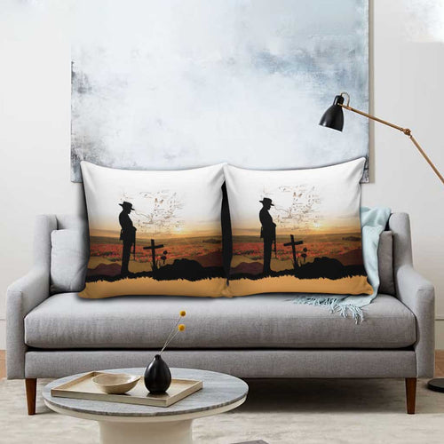 Australia And New Zealand ANZAC Day Pillow Cover Battle Of Beersheba