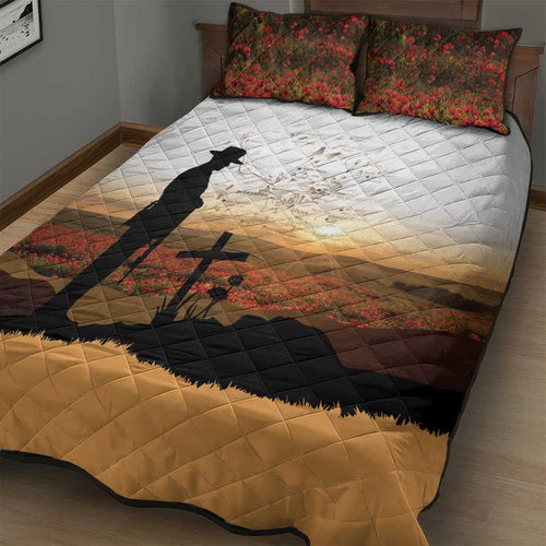 Australia And New Zealand ANZAC Day Quilt Bed Set Battle Of Beersheba