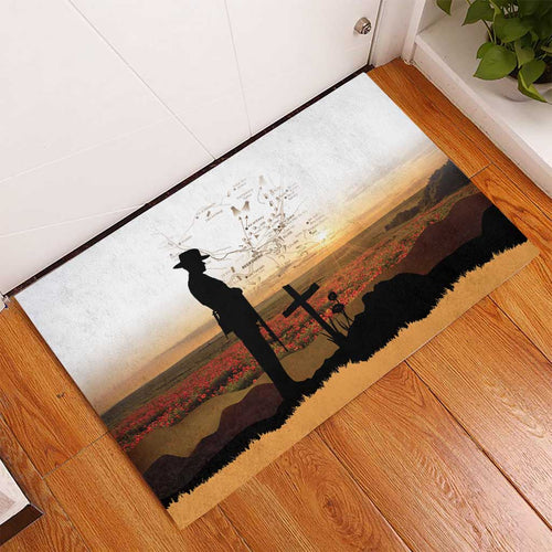 Australia And New Zealand ANZAC Day Rubber Doormat Battle Of Beersheba