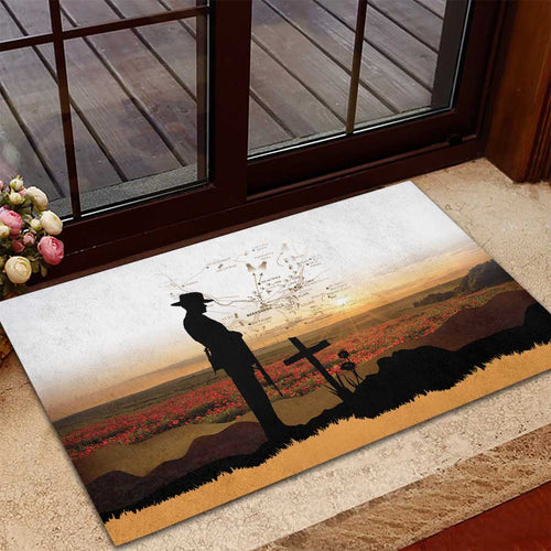 Australia And New Zealand ANZAC Day Rubber Doormat Battle Of Beersheba