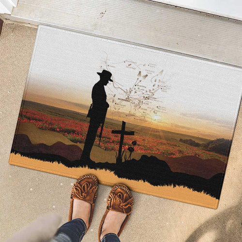 Australia And New Zealand ANZAC Day Rubber Doormat Battle Of Beersheba