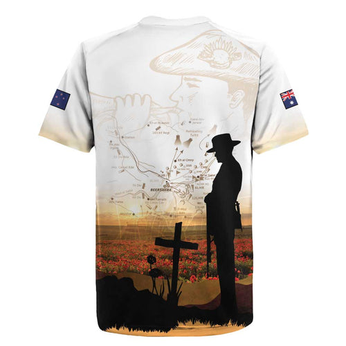 Australia And New Zealand ANZAC Day Rugby Jersey Battle Of Beersheba