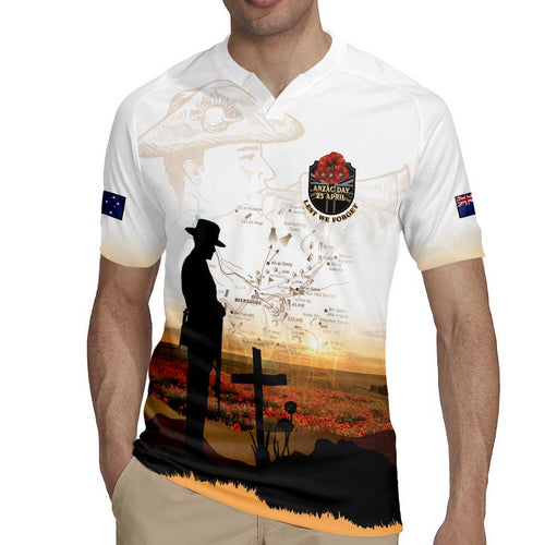 Australia And New Zealand ANZAC Day Rugby Jersey Battle Of Beersheba