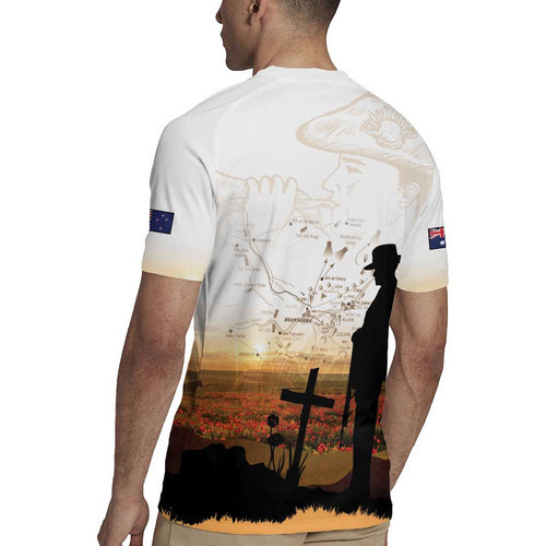 Australia And New Zealand ANZAC Day Rugby Jersey Battle Of Beersheba