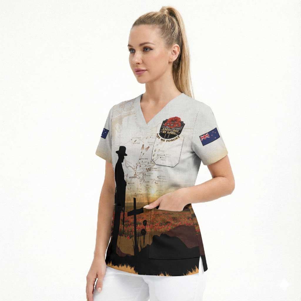Australia And New Zealand ANZAC Day Scrub Top Battle Of Beersheba