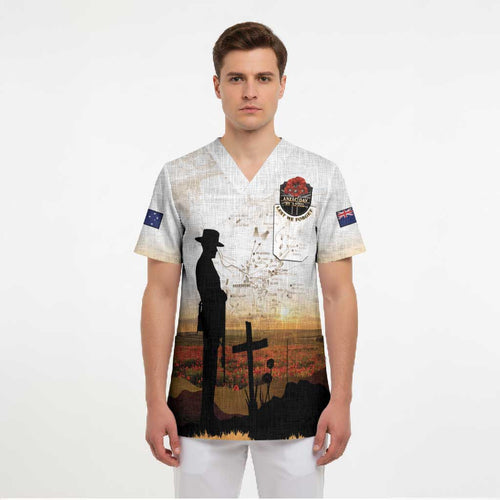 Australia And New Zealand ANZAC Day Scrub Top Battle Of Beersheba
