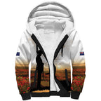 Australia And New Zealand ANZAC Day Sherpa Hoodie Battle Of Beersheba