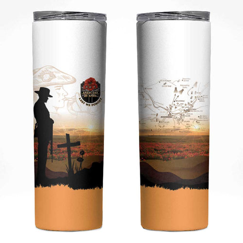 Australia And New Zealand ANZAC Day Skinny Tumbler Battle Of Beersheba