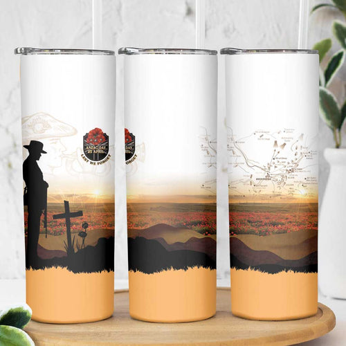 Australia And New Zealand ANZAC Day Skinny Tumbler Battle Of Beersheba