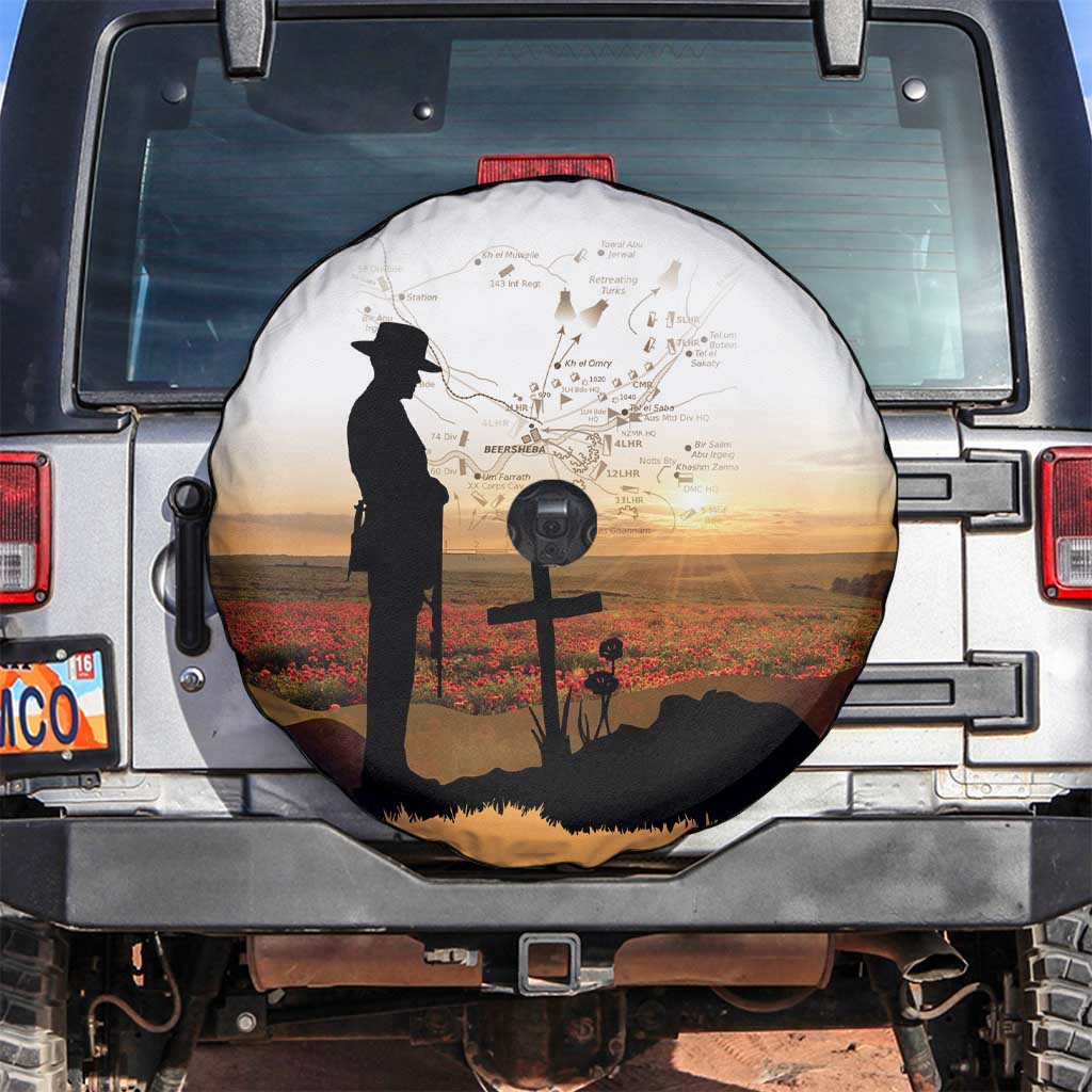 Australia And New Zealand ANZAC Day Spare Tire Cover Battle Of Beersheba