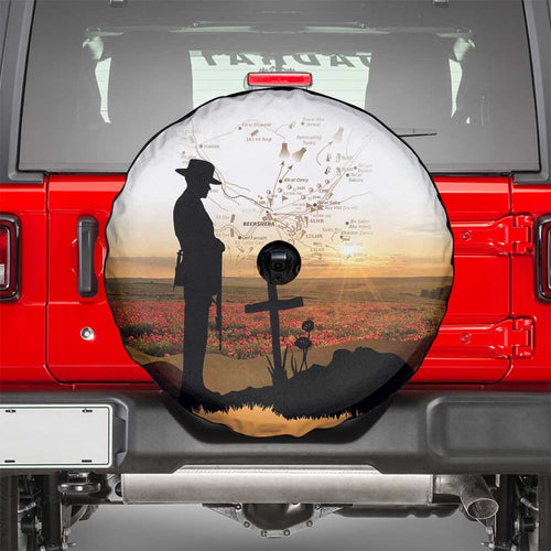 Australia And New Zealand ANZAC Day Spare Tire Cover Battle Of Beersheba