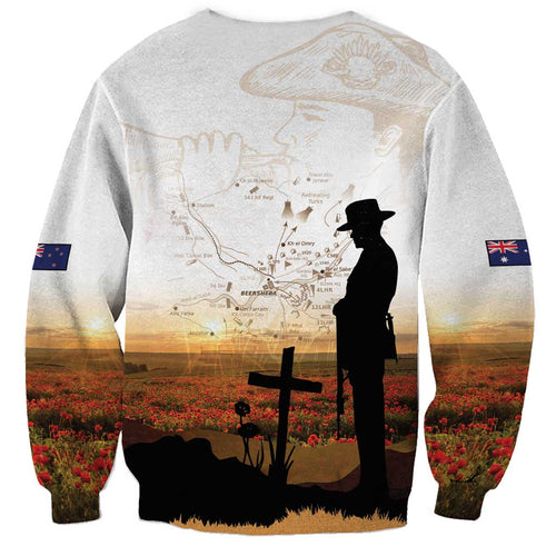 Australia And New Zealand ANZAC Day Sweatshirt Battle Of Beersheba