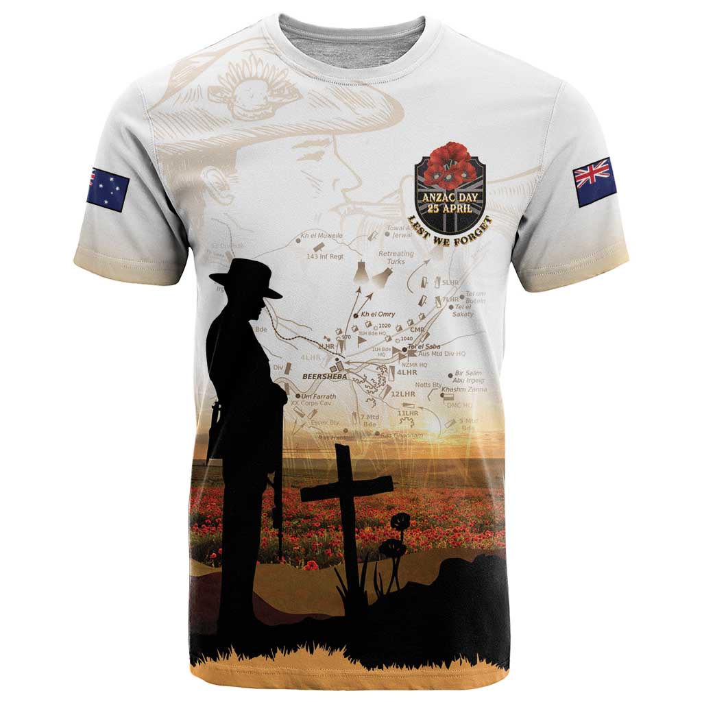 Australia And New Zealand ANZAC Day T Shirt Battle Of Beersheba