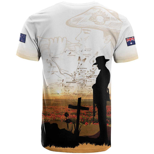 Australia And New Zealand ANZAC Day T Shirt Battle Of Beersheba