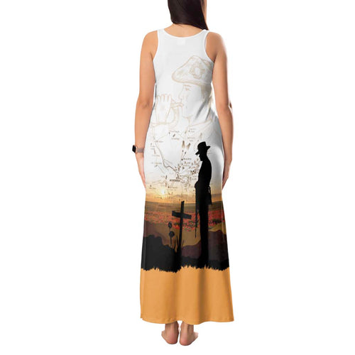 Australia And New Zealand ANZAC Day Tank Maxi Dress Battle Of Beersheba