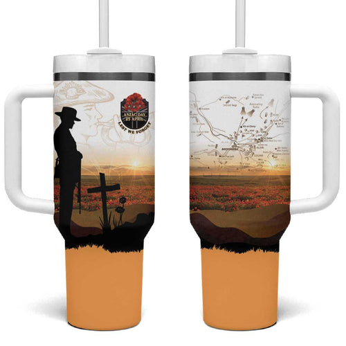 Australia And New Zealand ANZAC Day Tumbler With Handle Battle Of Beersheba