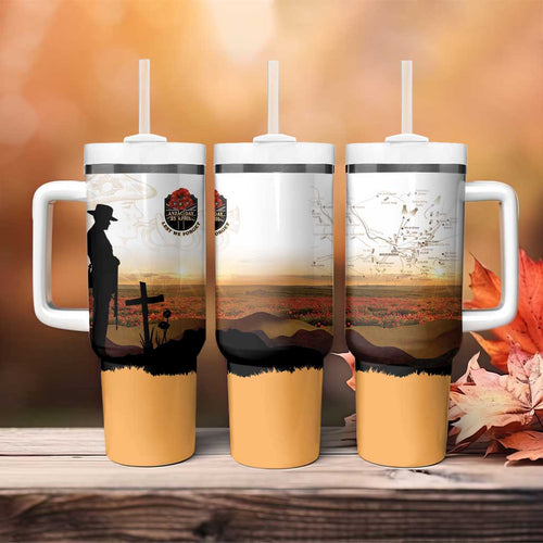 Australia And New Zealand ANZAC Day Tumbler With Handle Battle Of Beersheba