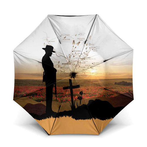 Australia And New Zealand ANZAC Day Umbrella Battle Of Beersheba