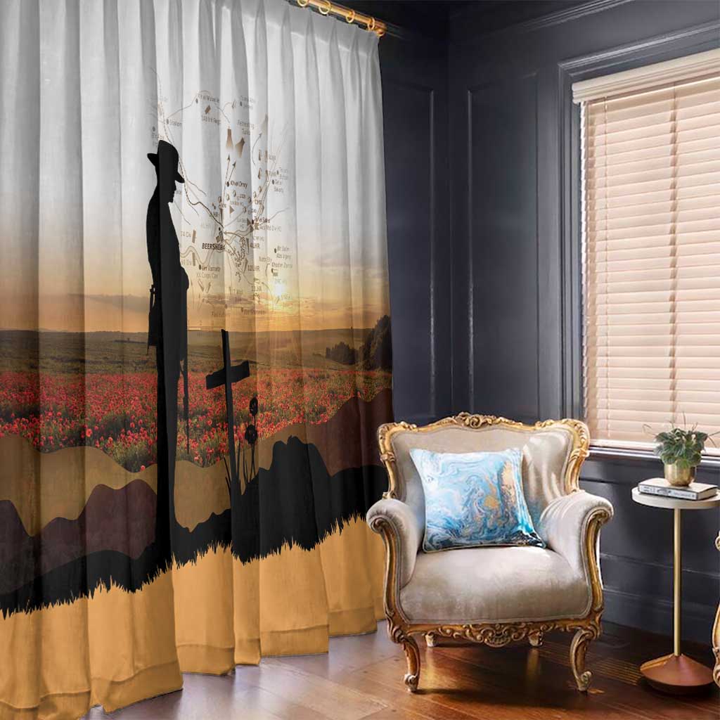Australia And New Zealand ANZAC Day Window Curtain Battle Of Beersheba