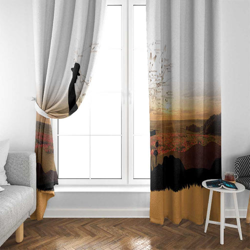 Australia And New Zealand ANZAC Day Window Curtain Battle Of Beersheba