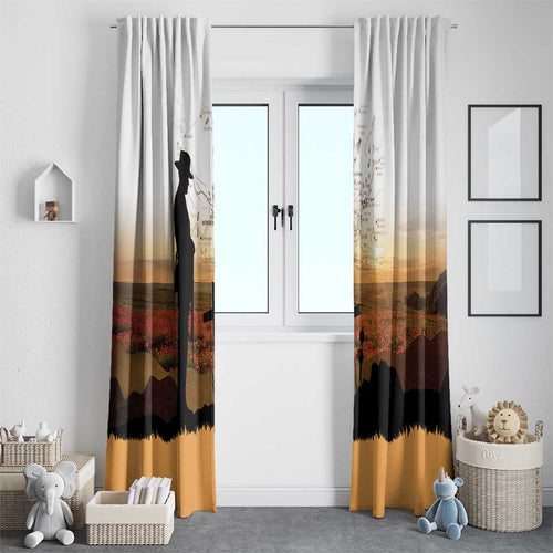 Australia And New Zealand ANZAC Day Window Curtain Battle Of Beersheba