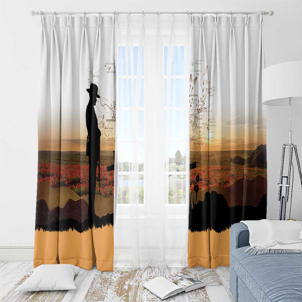 Australia And New Zealand ANZAC Day Window Curtain Battle Of Beersheba