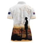 Australia And New Zealand ANZAC Day Women Polo Shirt Battle Of Beersheba