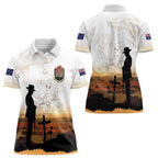 Australia And New Zealand ANZAC Day Women Polo Shirt Battle Of Beersheba