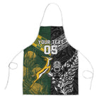 Custom Rugby New Zealand South Africa Apron Maori Tiki Springboks Together